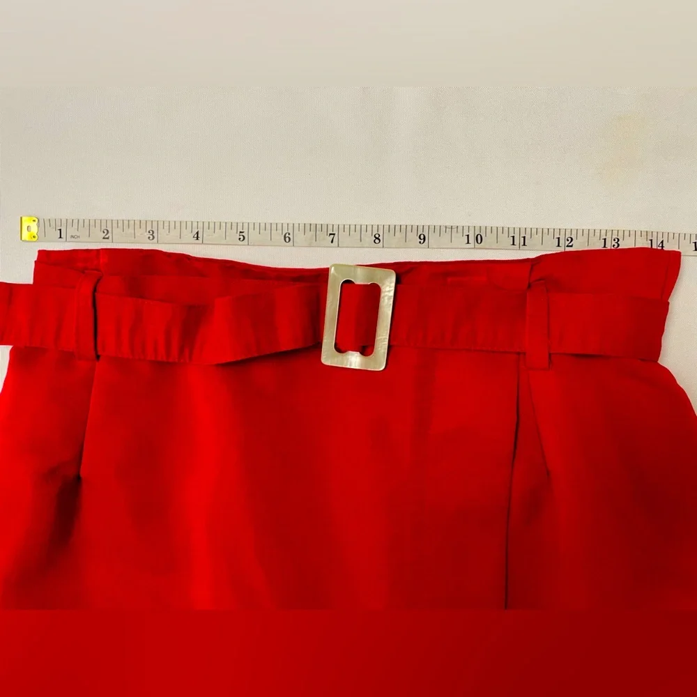 ✨ Authentic Vintage ✨ 70s Velveteen Wrap High Waist Skirt w/  Belt - Picture 9 of 10